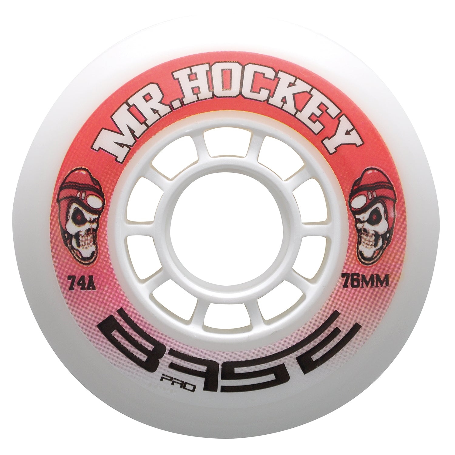Inline Mr. Hockey 1x roll base for inline skates soft 74A, 59-76 mm